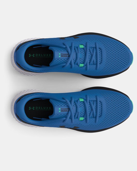 Men's UA Charged Rogue 3 Running Shoes, Blue, pdpMainDesktop image number 2